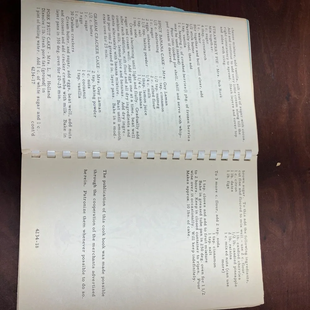 VTG Highland Methodist Church Odessa Texas Regional Cookbook Local Comb